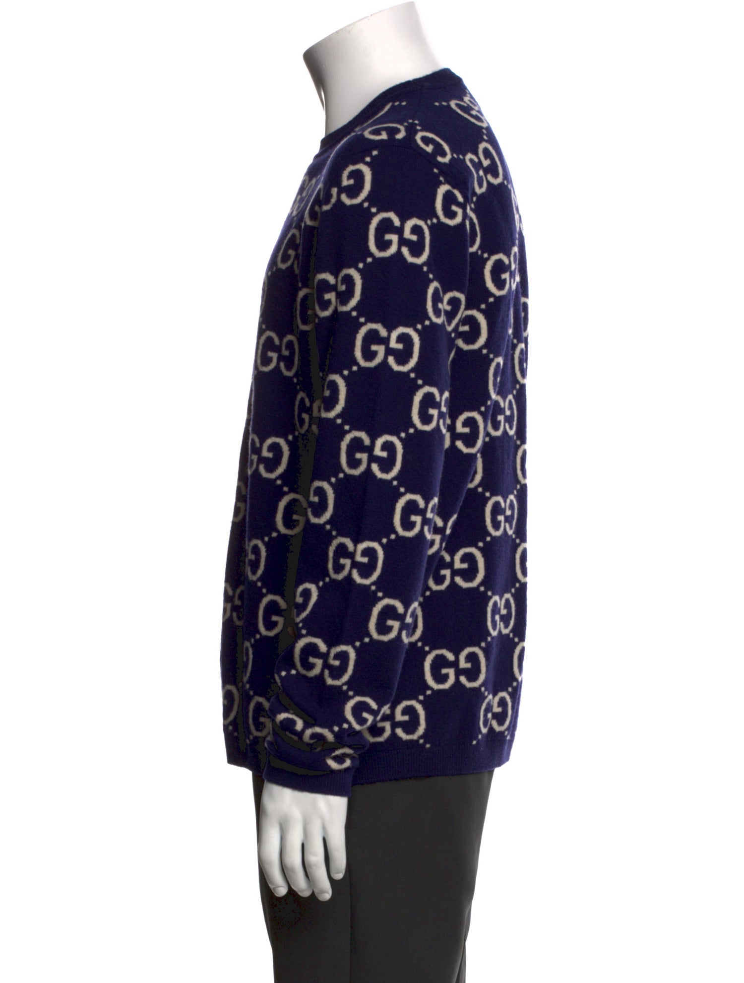 Gucci GG Logo Crew Neck Pullover